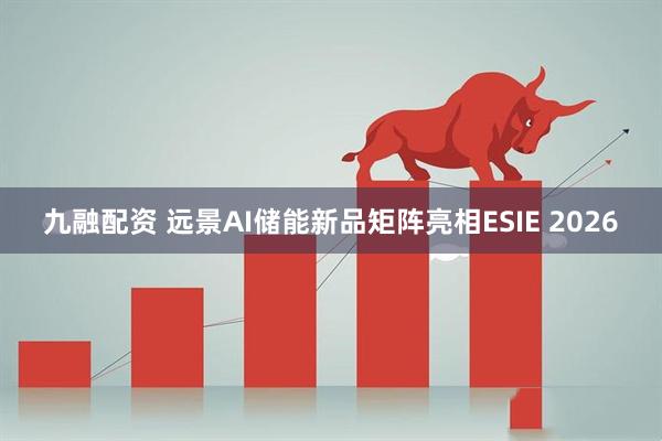 九融配资 远景AI储能新品矩阵亮相ESIE 2026