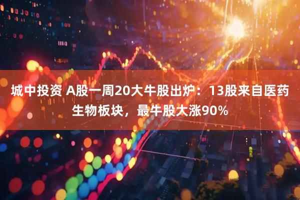 城中投资 A股一周20大牛股出炉：13股来自医药生物板块，最牛股大涨90%