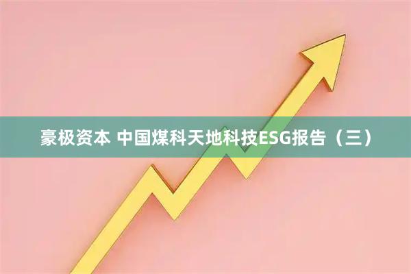 豪极资本 中国煤科天地科技ESG报告（三）