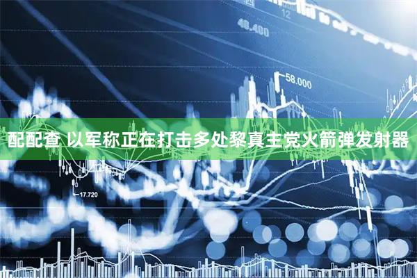 配配查 以军称正在打击多处黎真主党火箭弹发射器