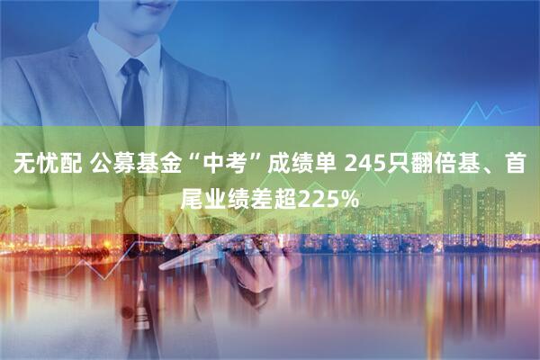 无忧配 公募基金“中考”成绩单 245只翻倍基、首尾业绩差超225%